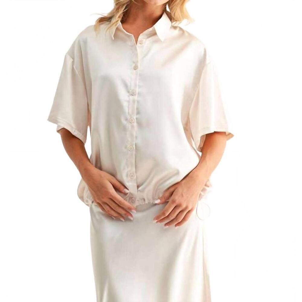 NEW JOH janine top in champagne